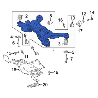 Mercedes-Benz OE - Rear Suspension Subframe Crossmember