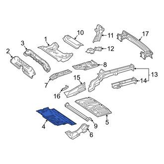 Mercedes-Benz OE - Rear Spare Tire Compartment