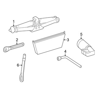 Mercedes-Benz OE - Rear Body & Floor - Jack & Components