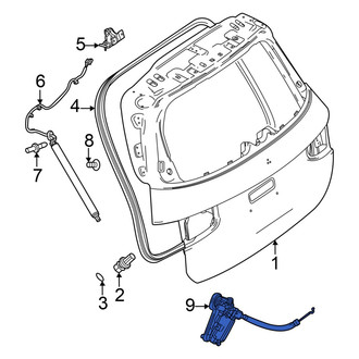 Mercedes-Benz OE - Left Tailgate Lift Motor