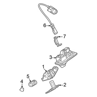 Mercedes-Benz OE - Lift Gate - Lock & Hardware