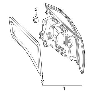 Mercedes-Benz OE - Rear Lamps - Backup & Tail Lamps