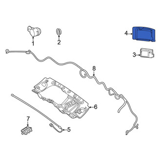 Mercedes-Benz OE - Right Blind Spot Detection System Warning Sensor Bracket