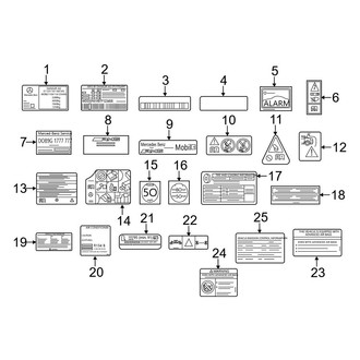 Mercedes-Benz OE - Information Labels - Labels