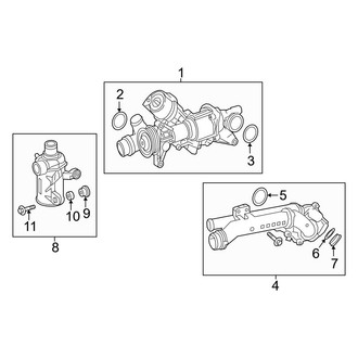 Mercedes-Benz OE - Cooling - Water Pump