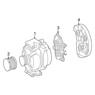 Mercedes-Benz OE - Electrical - Alternator