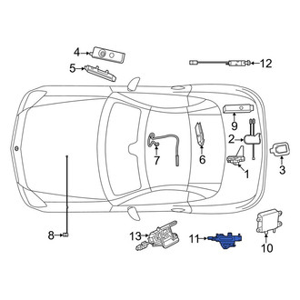 Mercedes-Benz OE - Antenna Amplifier Bracket