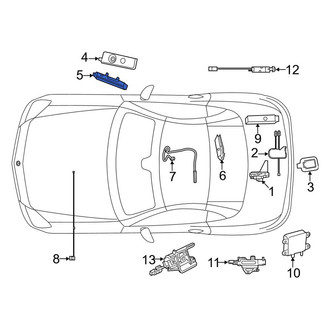 Mercedes-Benz OE - Front Right Upper Antenna Amplifier