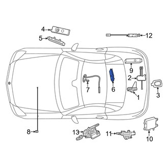 Mercedes-Benz OE - Rear Antenna Amplifier