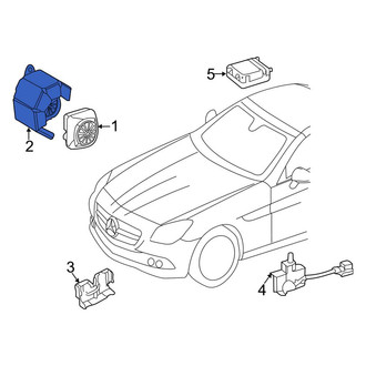 Mercedes-Benz OE - Anti-Theft Alarm Siren Bracket