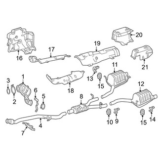 Mercedes-Benz OE - Exhaust System - Exhaust Components
