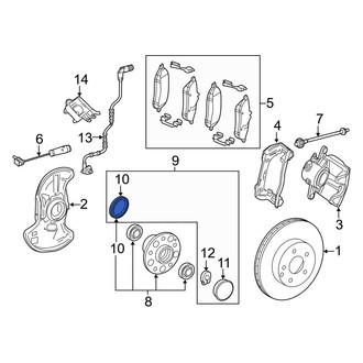 Mercedes-Benz OE - Front Wheel Seal