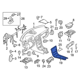 Mercedes-Benz OE - Instrument Panel Trim Panel