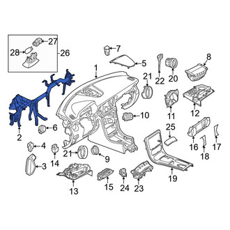 Mercedes-Benz OE - Instrument Panel Crossmember