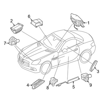 Mercedes-Benz OE - Restraint Systems - Air Bag Components