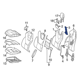 Mercedes-Benz OE - Front Right Climate Controlled Seat Cooling Unit