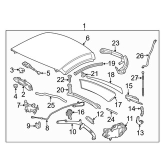 Mercedes-Benz OE - Convertible Top Assembly