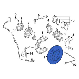 Mercedes-Benz OE - Front Disc Brake Rotor