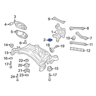 Mercedes-Benz OE - Rear Lower Rearward Outer Suspension Control Arm Bushing