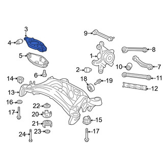 Mercedes-Benz OE - Rear Lower Rearward Suspension Control Arm