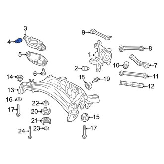 Mercedes-Benz OE - Rear Suspension Knuckle Bushing