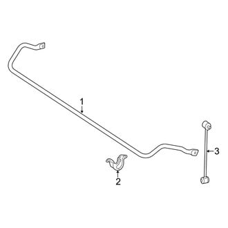 Mercedes-Benz OE - Rear Suspension - Stabilizer Bar & Components