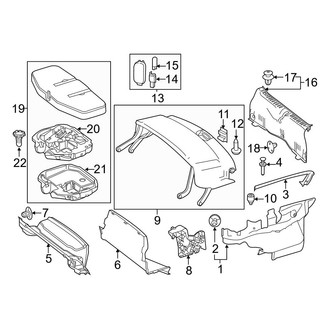 Mercedes-Benz OE - Rear Body & Floor - Interior Trim (Trunk)