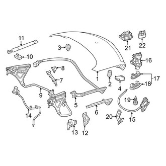 Mercedes-Benz OE - Trunk Lid - Lid & Components