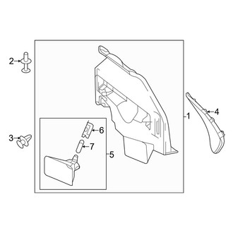 Mercedes-Benz OE - Trunk Lid - Interior Trim