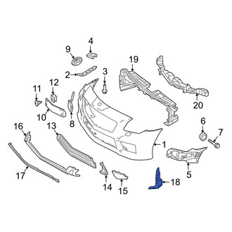 Mercedes-Benz OE - Front Left Fog Light Cover