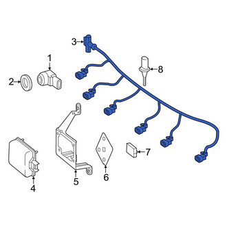 Mercedes-Benz OE - Front Parking Aid System Wiring Harness