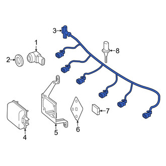Mercedes-Benz OE - Front Parking Aid System Wiring Harness