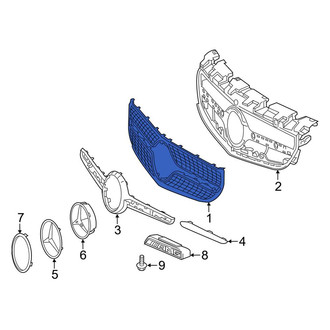 Mercedes-Benz OE - Front Upper Grille