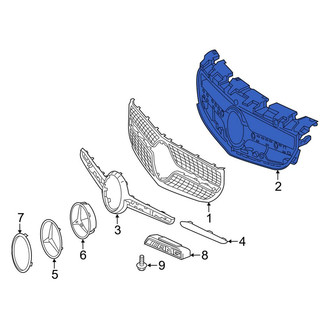 Mercedes-Benz OE - Front Grille Reinforcement