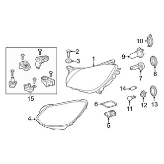Mercedes-Benz OE - Front Lamps - Headlamp Components (HID Headlamps)