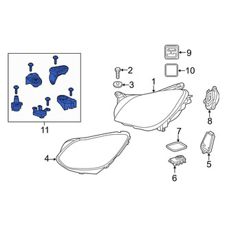 Mercedes-Benz OE - Front Left Headlight Restoration Kit