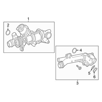 Mercedes-Benz OE - Cooling - Water Pump