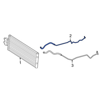 Mercedes-Benz OE - Automatic Transmission Oil Cooler Hose Assembly