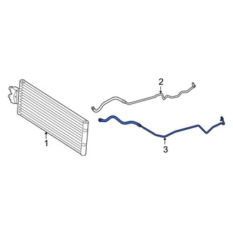 Mercedes-Benz OE - Automatic Transmission Oil Cooler Hose Assembly