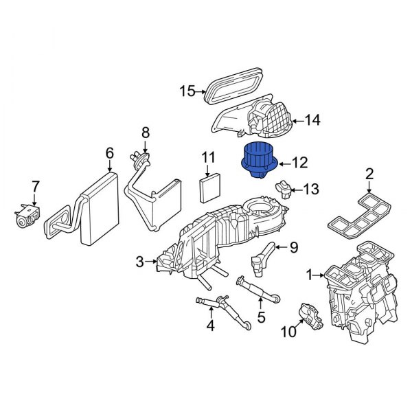 HVAC Blower Motor Assembly