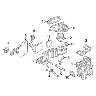 Mercedes-Benz OE - Air Conditioner & Heater - Evaporator & Heater Components