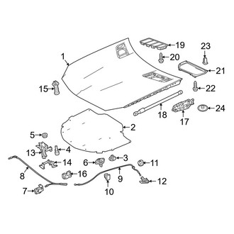 Mercedes-Benz OE - Hood & Components