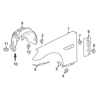Mercedes-Benz OE - Fender Liner Retainer