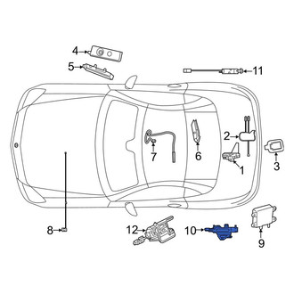 Mercedes-Benz OE - Antenna Amplifier Bracket