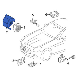 Mercedes-Benz OE - Anti-Theft Alarm Siren Bracket