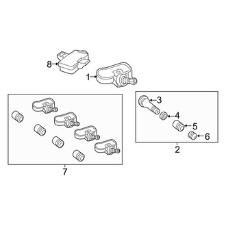 Mercedes-Benz OE - Electrical - Tire Pressure Monitor Components
