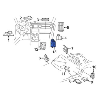Mercedes-Benz OE - GPS Navigation Control Module Bracket
