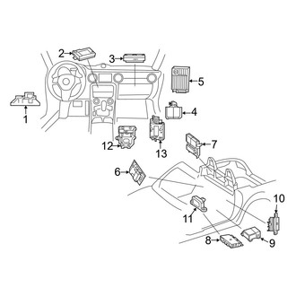 Mercedes-Benz OE - Electrical Components (Mounted in Passenger Compartment)