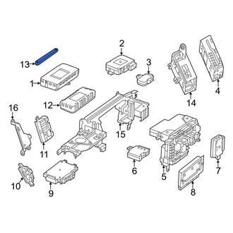 Mercedes-Benz OE - Radio Antenna Module Bracket