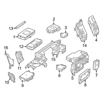Mercedes-Benz OE - Electrical Components (Mounted in Trunk)